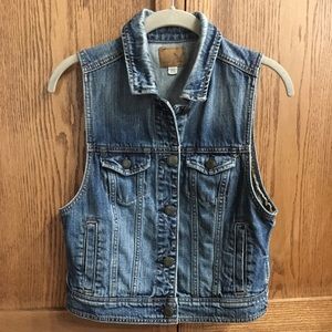American Eagle Outfitters Jean Jacket Vest